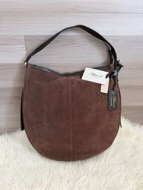 Ashwood Luxury Leather Suede Hobo Shoulder Bag Style 65226 NWT